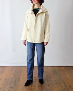 Alexa Cotton Canvas Asymmetric Jacket