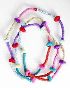 Bobbins Recycled Textile Necklace