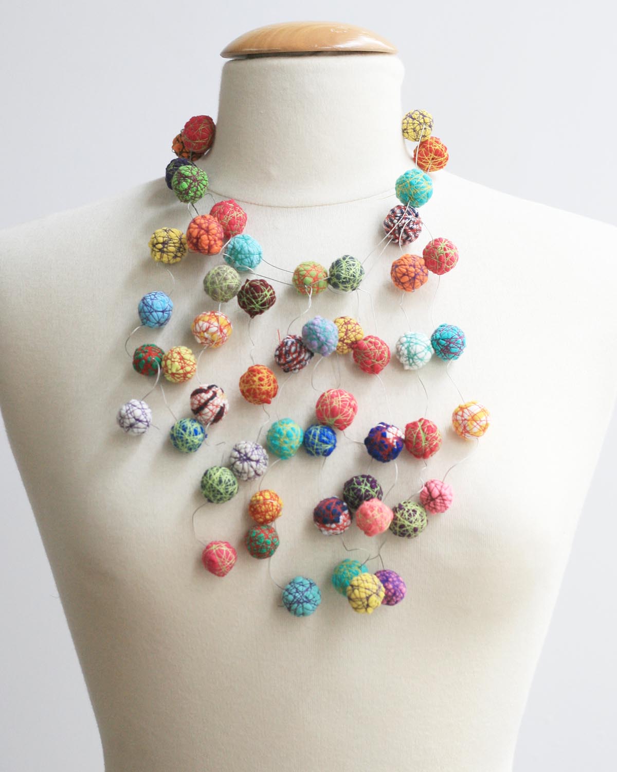 Juliet Recycled Textile Necklace