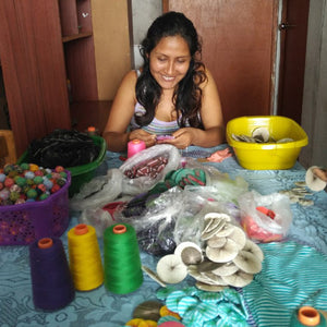 The Story of our Recycled Textile Jewelry
