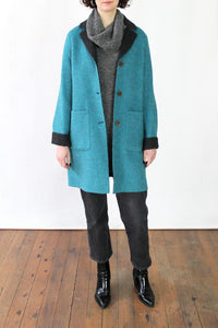 Reversible Classic Alpaca Coat