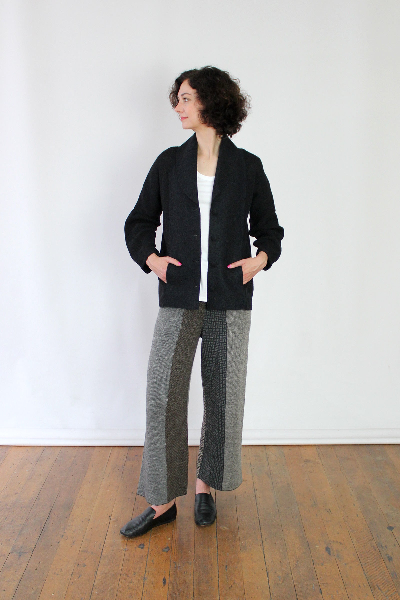 Alpaca Puff Sleeve Cardigan
