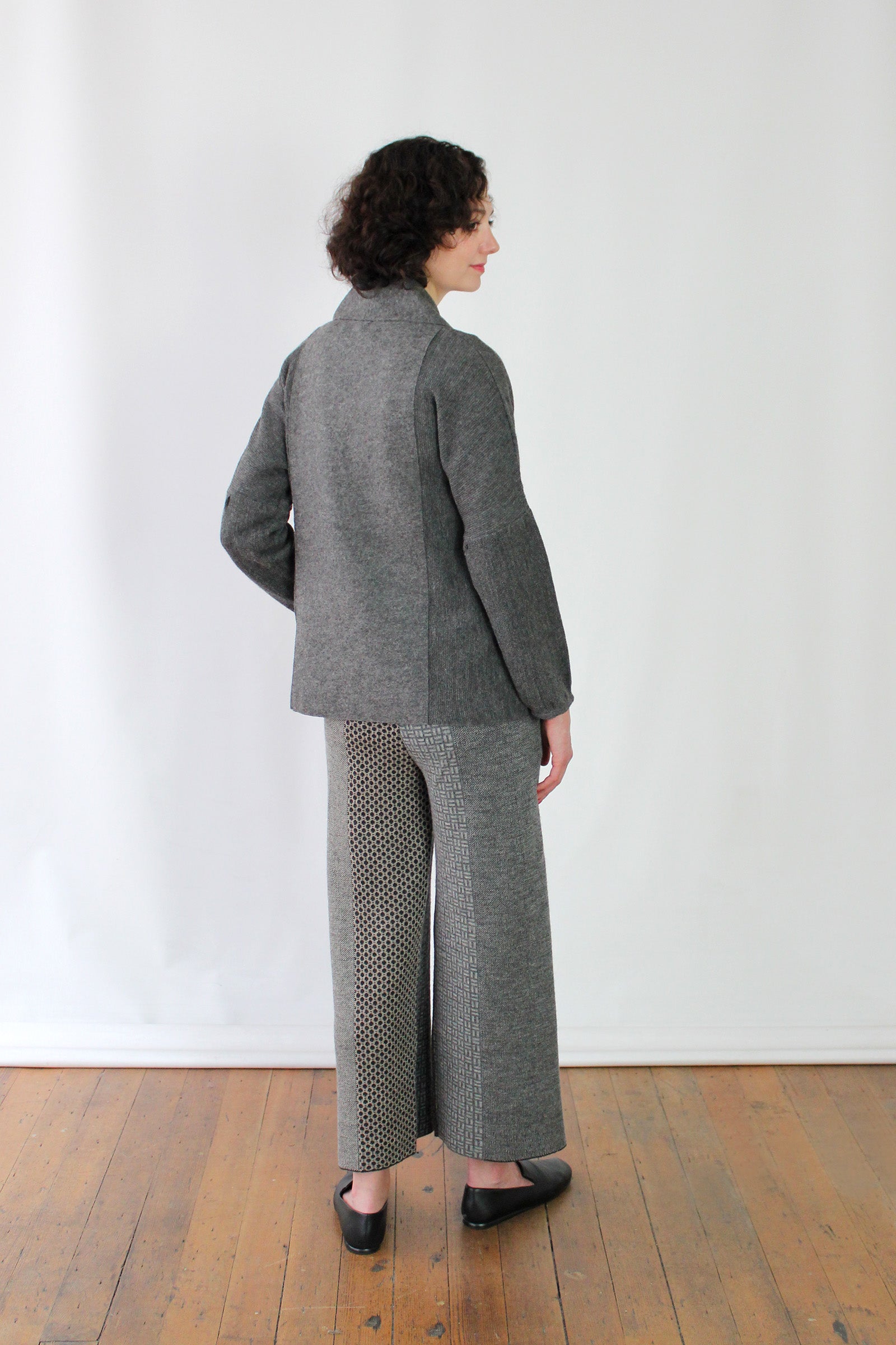 Alpaca Puff Sleeve Cardigan