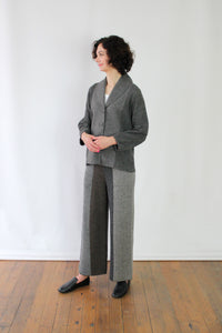 Alpaca Puff Sleeve Cardigan