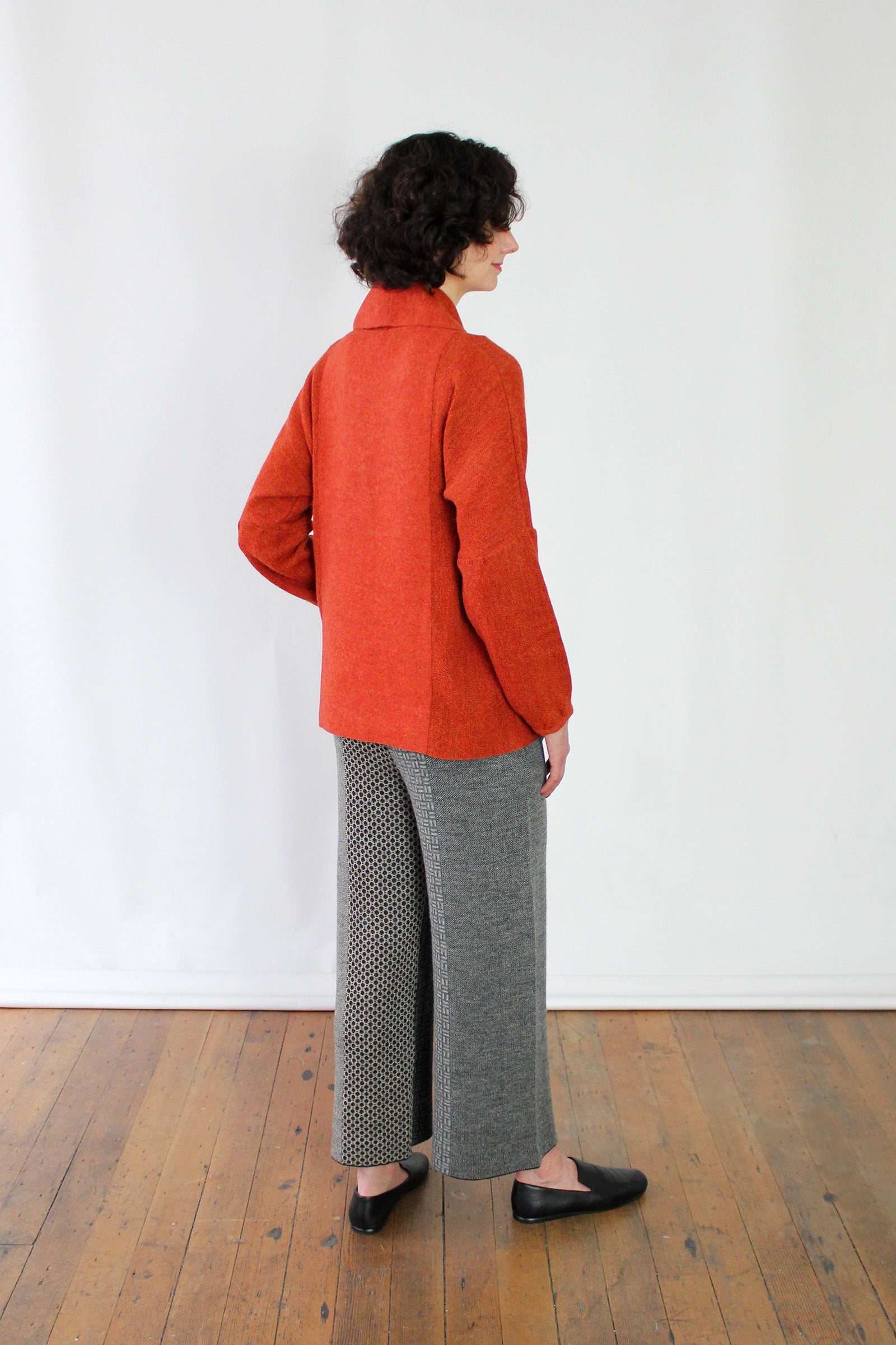 Alpaca Puff Sleeve Cardigan