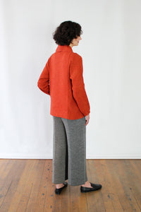 Alpaca Puff Sleeve Cardigan