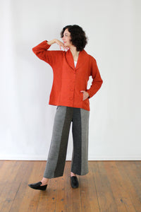 Alpaca Puff Sleeve Cardigan