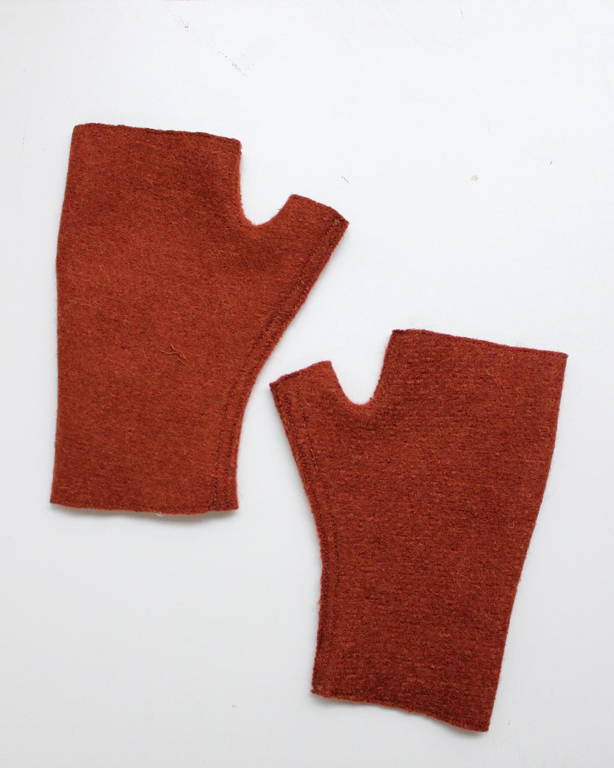 Felted Alpaca Mittens