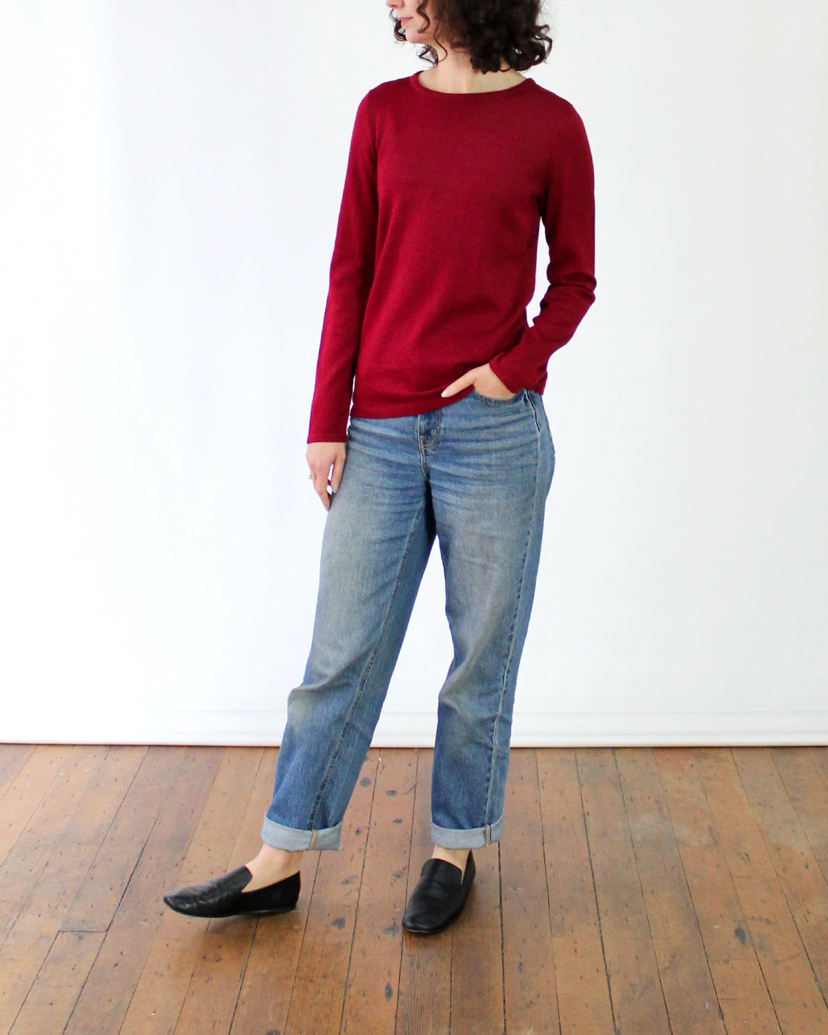 Essential Baby Alpaca Lightweight Pullover