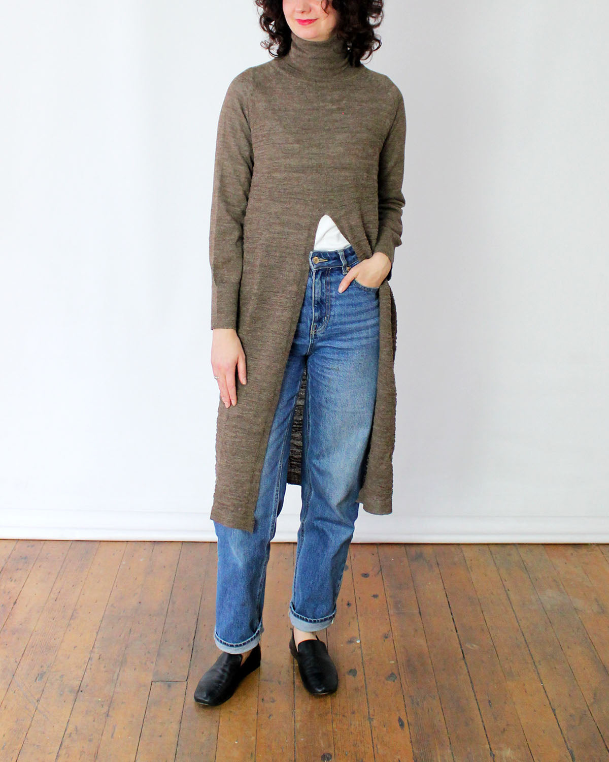 Baby Alpaca Textured Maxi