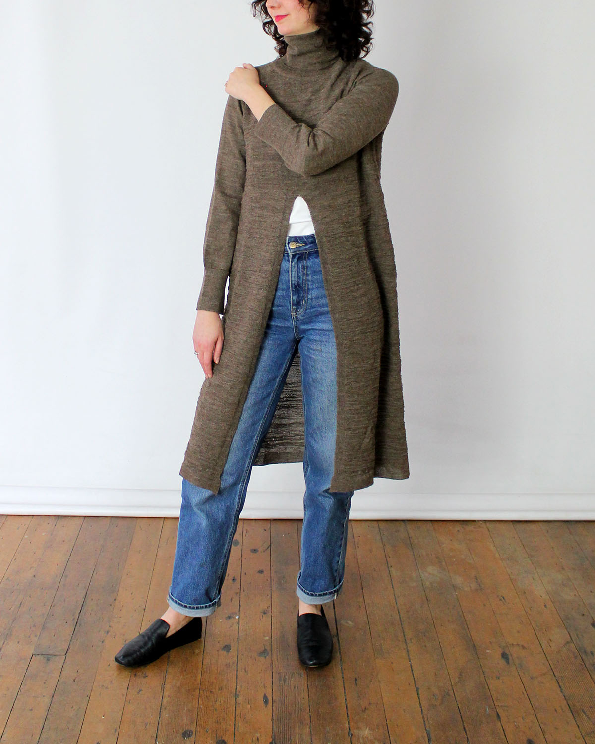 Baby Alpaca Textured Maxi