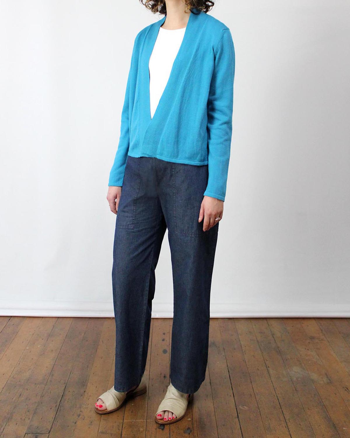 Pima Cotton Easy Cardigan