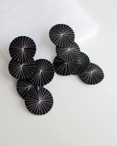 Platillos Recycled Textile Earrings