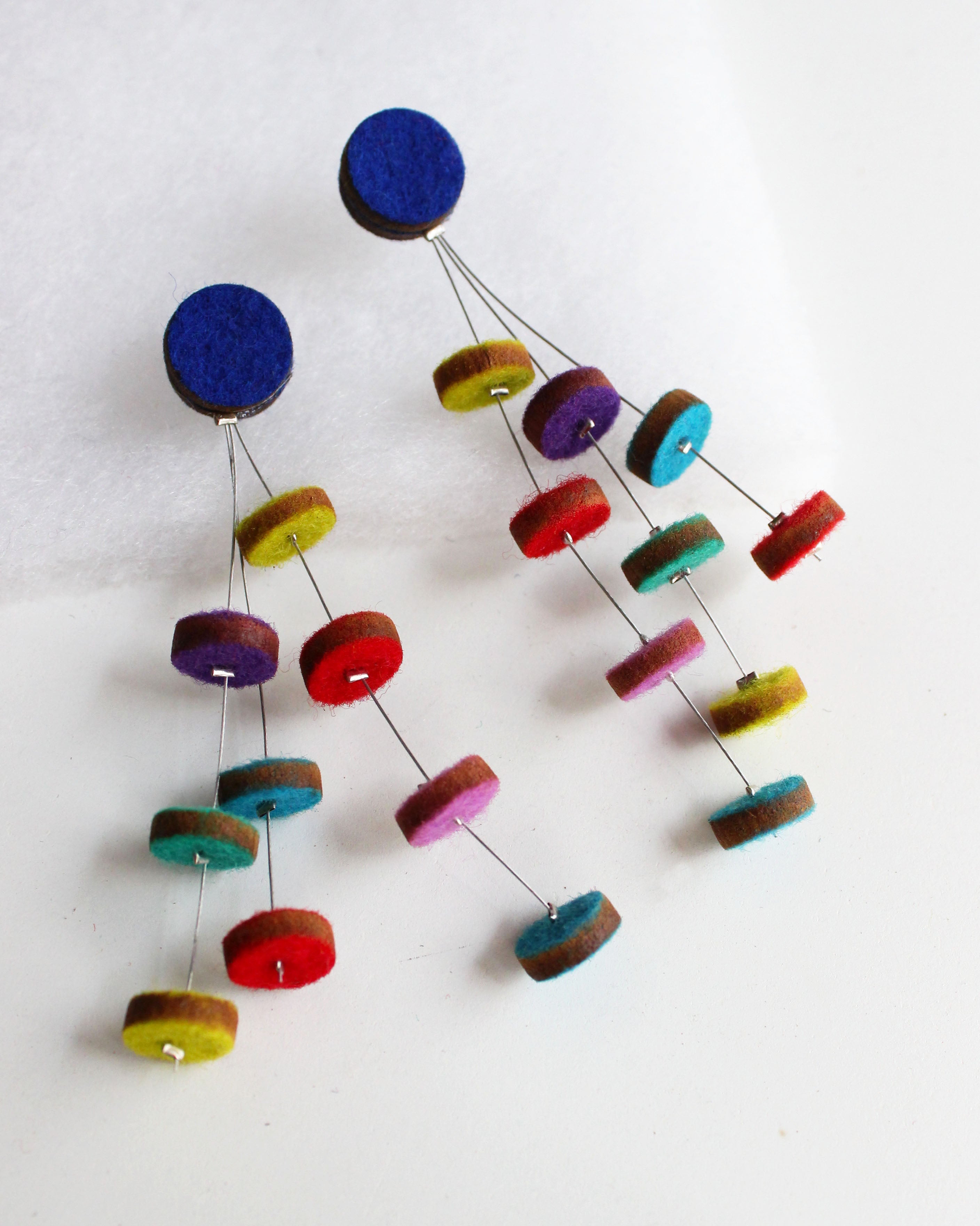 Confetti Recycled Textile Earrings