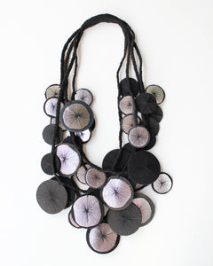 Platillos Recycled Textile Necklace