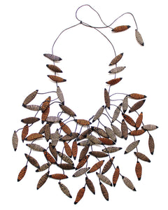 Ra Recycled Textile Necklace