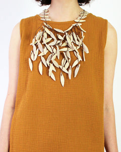 Ra Recycled Textile Necklace