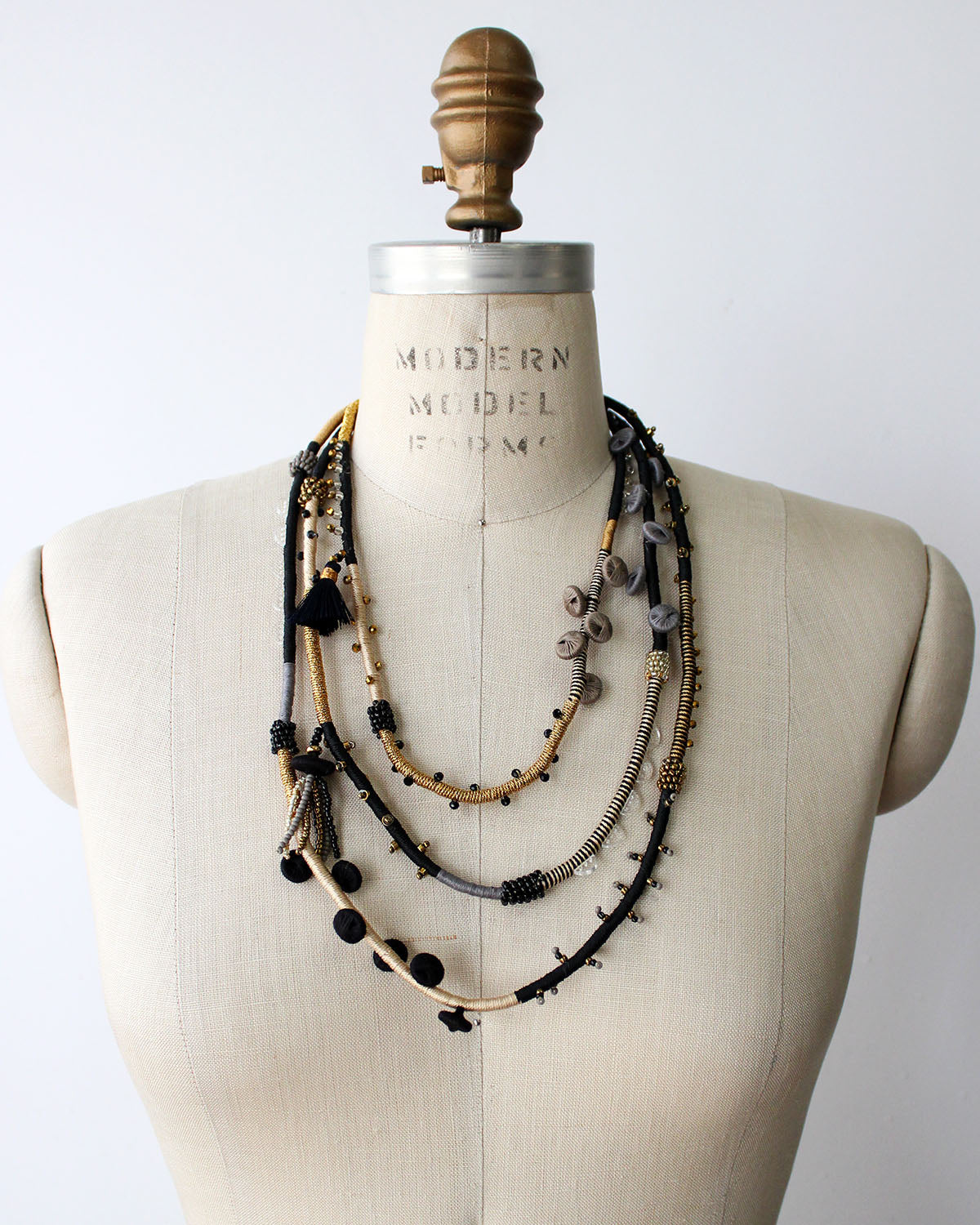 Bedouin Recycled Textile Necklace