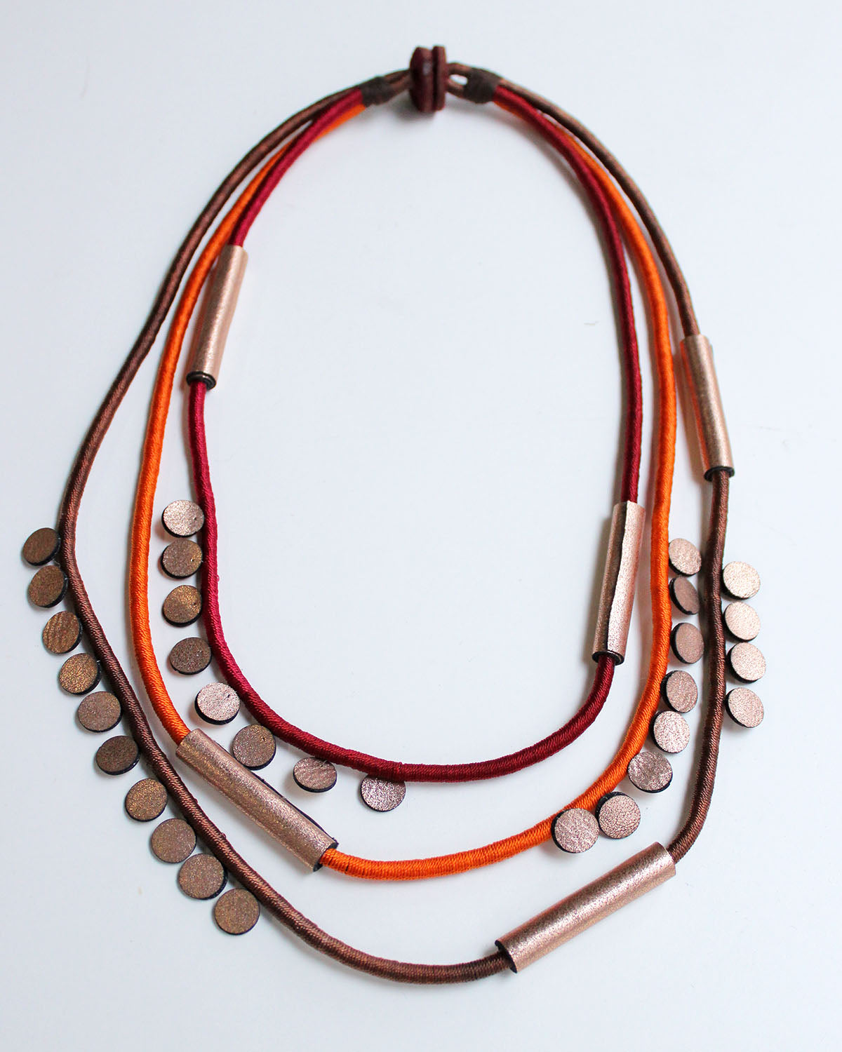 Badu Recycled Textile Necklace