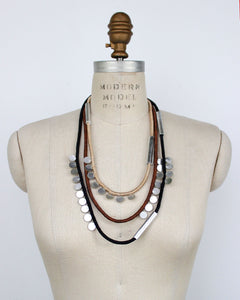 Badu Recycled Textile Necklace