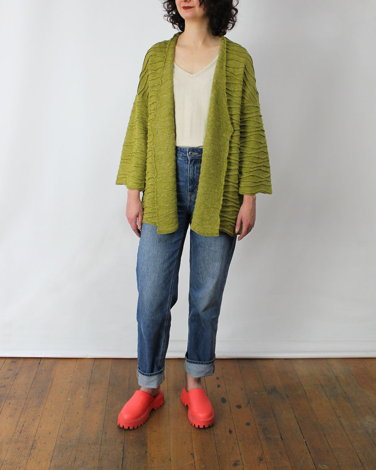 Onde Baby Alpaca Linen Cardigan