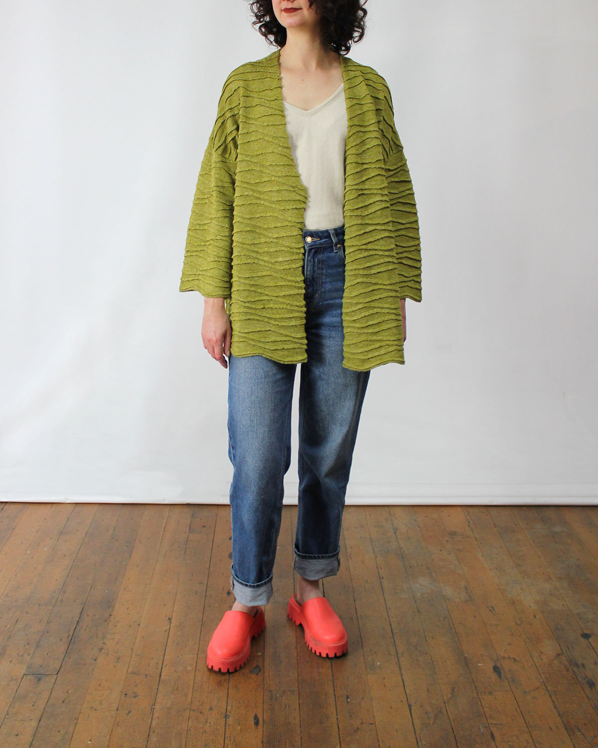 Onde Baby Alpaca Linen Cardigan