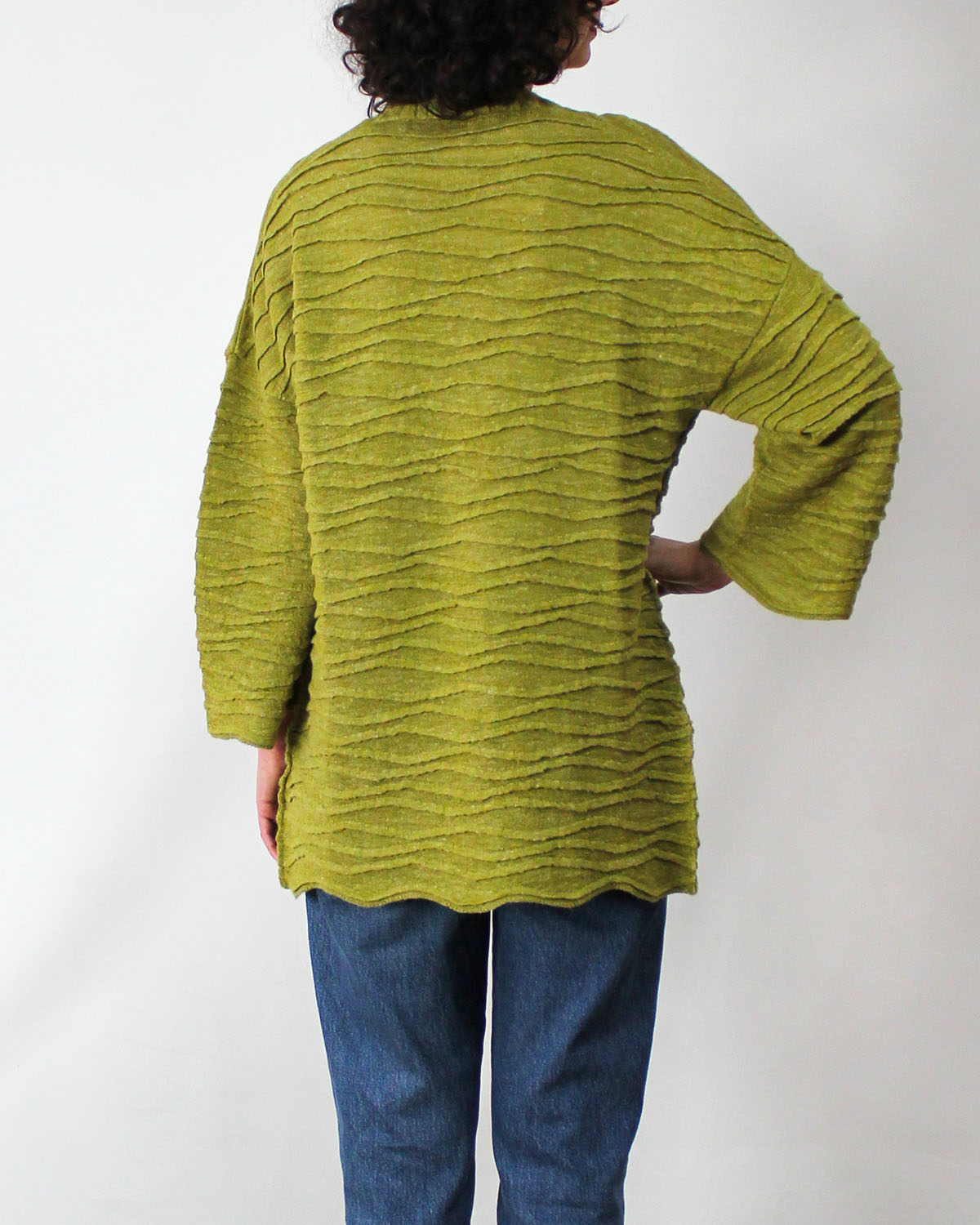Onde Baby Alpaca Linen Cardigan