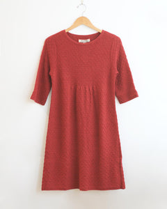 Honey Comb Knit Alpaca Dress