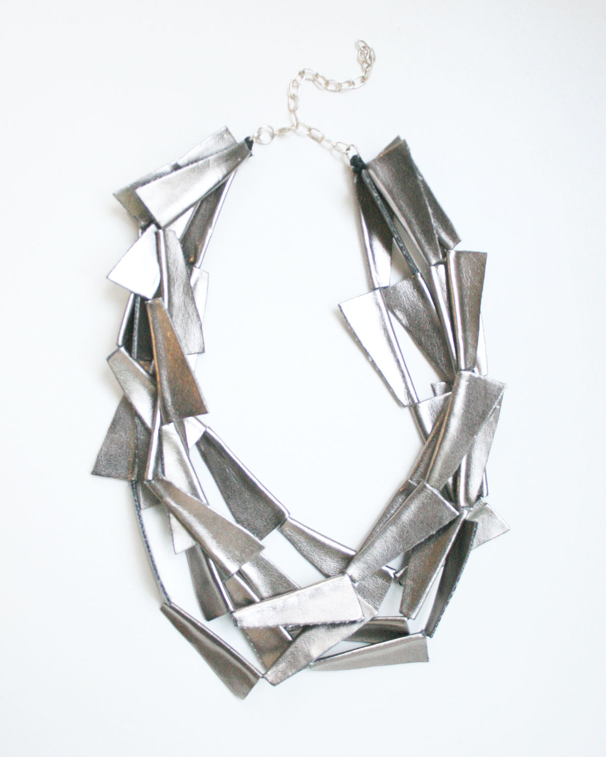 Blades Recycled Textile Necklace