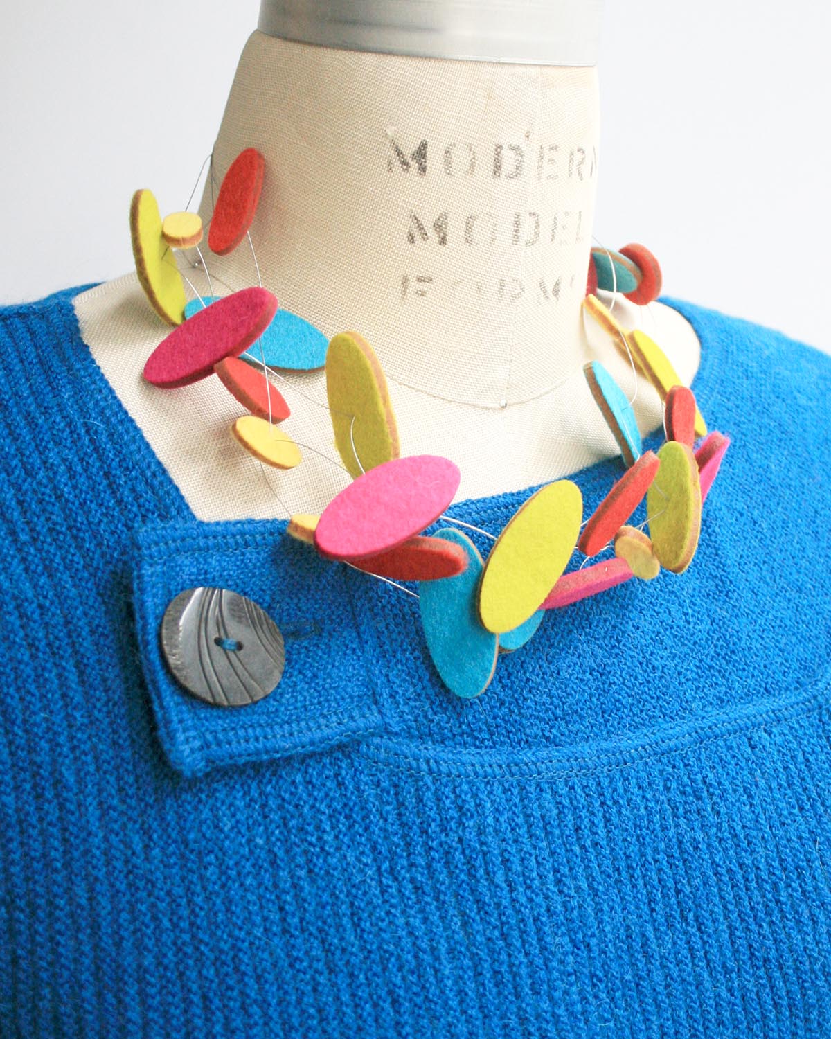 Caldera Recycled Textile Necklace