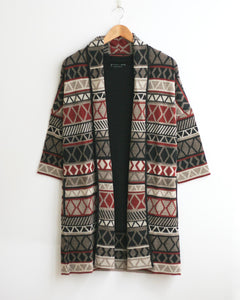 Circo Jacquard Baby Alpaca Long Cardigan