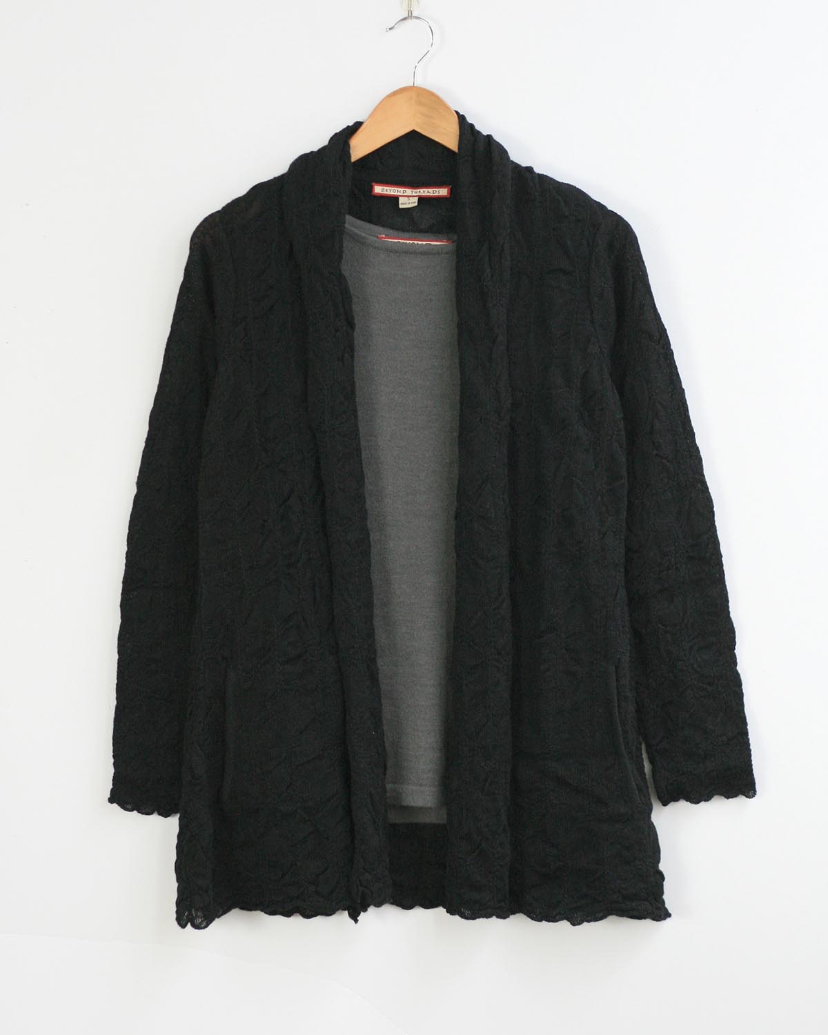 Rugoso Lightweight Baby Alpaca Textured Cardigan