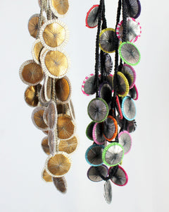 Parasols Recycled Textile Necklace