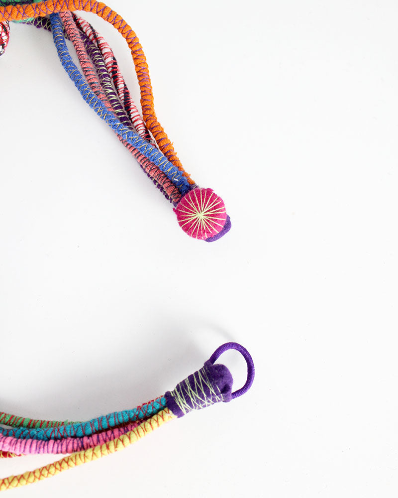 Fiorella Recycled Textile Necklace