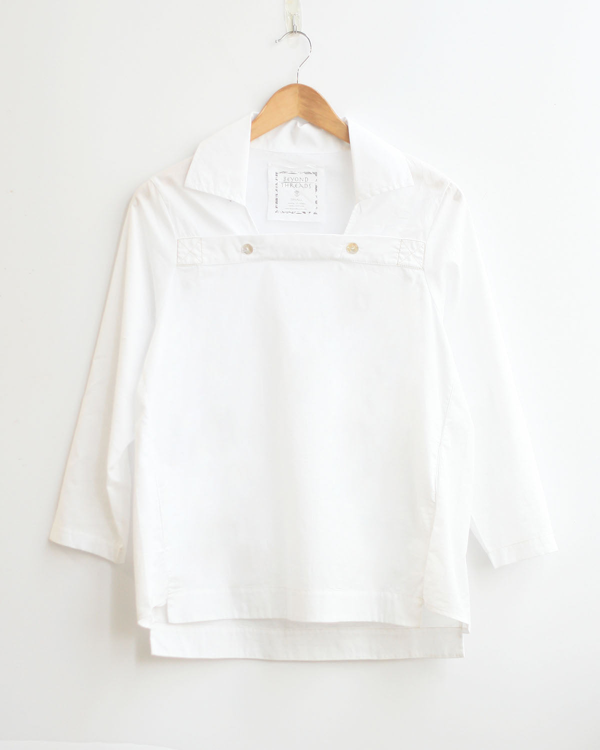 Marina Pima Cotton Pocket Blouse