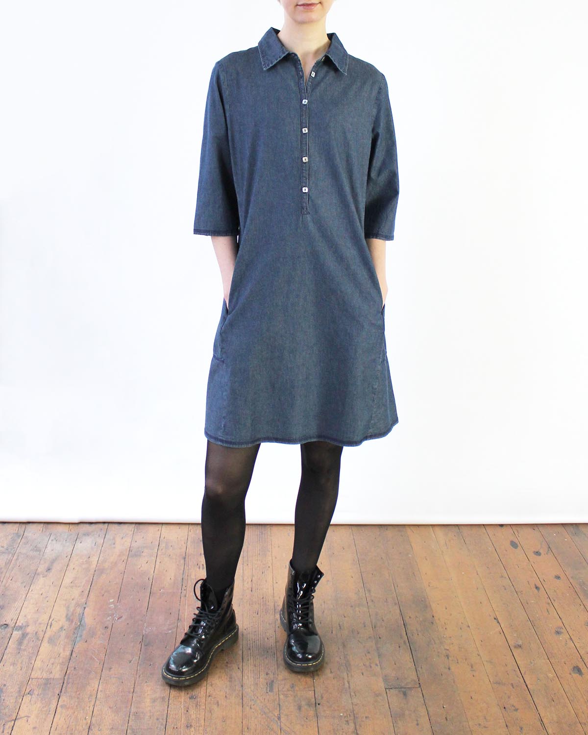 Pocket Lightweight Denim Dress