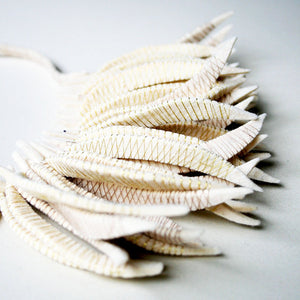 Flecos Fringe Recycled Textile Necklace