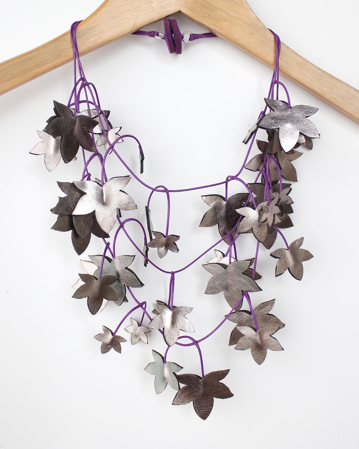 Sycamore Recycled Textile Necklace