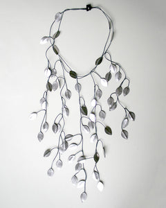 Vine Recycled Textile Necklace
