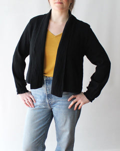 Muslin Short Cardigan